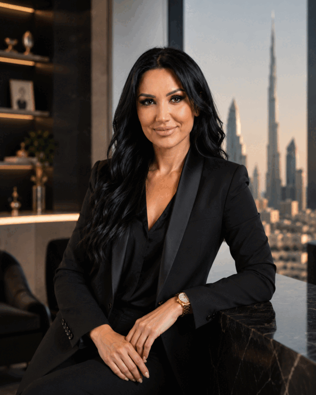 Andreea Popa, fondatoarea EMAX Real Estate Dubai